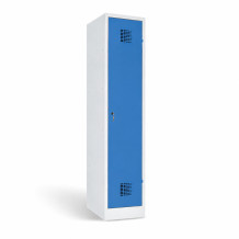 1-dveřová šatní skříň s přepážkou, LOCKER M 1 BW