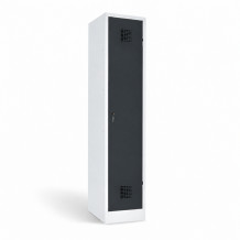 1-dveřová šatní skříň s přepážkou, LOCKER M 1 BW