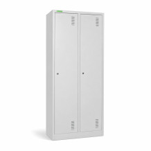 2dveřová šatní skříň s přepážkou, LOCKER CH 2 BW