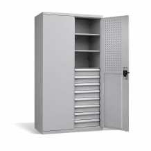 Skříň na nářadí s vysokou nosností, 8 zásuvek, DEEPCAB CH 1950/1044/625 8D