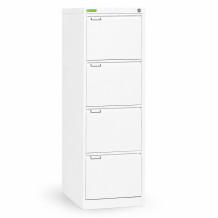 Kartotéková skříň se 4 zásuvkami, bílá, FILECAB K 4 9003