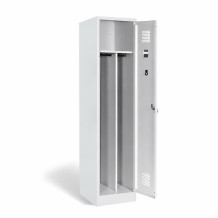 1-dveřová šatní skříň s přepážkou, LOCKER M 1 BW