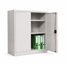 Archivační skříň se 2 policemi, DOCUCAB H 1000/1000/420 GY