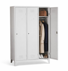 LOCKER CH 3 BWF - 3dveřová šatní skříň s dělicí přepážkou