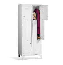 LOCKER CH Z4 F - 4dveřová šatní skříň s dvířky ve tvaru Z
