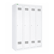 4dveřová šatní skříň s dlouhými dveřmi, LOCKER H 4
