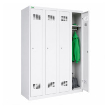 4dveřová šatní skříň s dlouhými dveřmi, LOCKER H 4