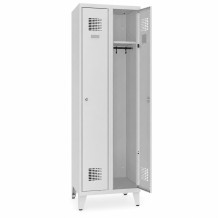 LOCKER M 2 OF | 2dveřová šatní skříň s dlouhými dveřmi na nožičkách