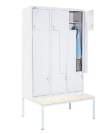 LOCKER H Z6 400 | 6dveřová šatní skříň s dveřmi typu Z o šířce 400 mm