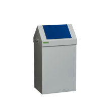 Koš na tříděný odpad s modrým víkem, SELECT 90L BLUE