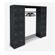 WARDROBE OPEN 2320 LH 7016 | Otevřený šatní systém s 20 přihrádkami s otvorem na dopisy