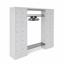 Otevřený šatní systém s 20 přihrádkami, WARDROBE OPEN 2320
