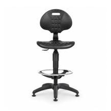 WORKSEAT AN FIX HIGH | Průmyslová židle s extra dlouhým pístem na kluzácích