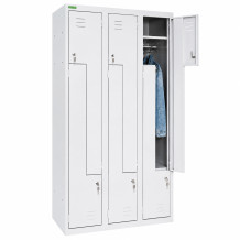 6dveřová šatní skříň, LOCKER H Z6 300