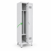 Krátká dělicí příčka do šatní skříně série H, LOCKER DIV H SHORT