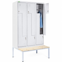 LOCKER H Z6 400 | 6dveřová šatní skříň s dveřmi typu Z o šířce 400 mm