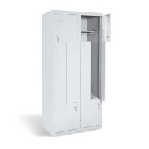 4dveřová šatní skříň se Z-dveřmi, LOCKER H Z4 400