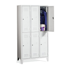 LOCKER CH 3/6 F - 6-dveřová šatní skříň s krátkými dvířky