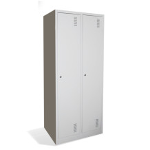 2dveřová šatní skříň s přepážkou, LOCKER CH 2 BW