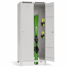 2-dveřová šatní skříň s dlouhými dveřmi pro lyžaře, LOCKER H 2 SKI
