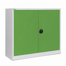 Skladovací skříň se 2 policemi, 1000/1200/420 - RAL 6018