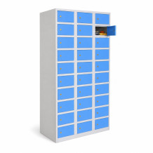 30přihrádková skříň na úschovu cenností, VBOX H 3/30 7035/5012
