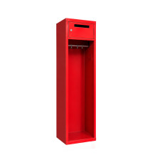 LOCKER H 1 FIRE 3000 - 1-dveřová šatní skříň pro požárníky, galvanizovaná, s držákem na přilbu