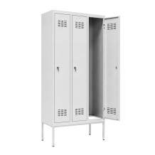3-dveřová šatní skříň s vysokou podnoží pro lyžaře, LOCKER H 3 SKI FE