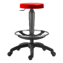Průmyslová židle s opěrkou nohou, WORKSEAT AN TABU FR RD