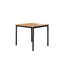 Jídelní stůl, 800x800, buková deska, EATAB LL 800/800 BH/BK