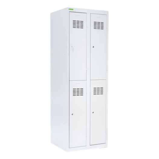 4dveřová šatní skříň s krátkými dveřmi, LOCKER H 2/4