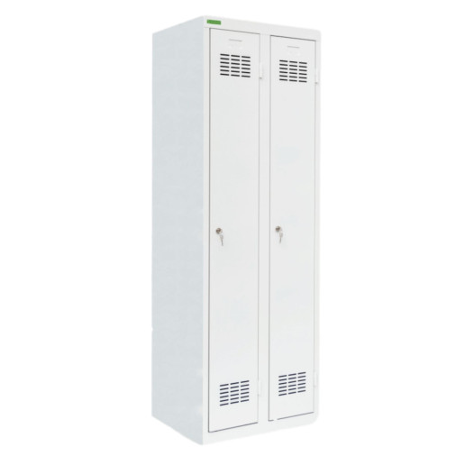Dvoudveřová šatní skříň s dlouhými dveřmi, LOCKER H2