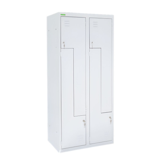 4dveřová šatní skříň se Z-dveřmi, LOCKER H Z4 400