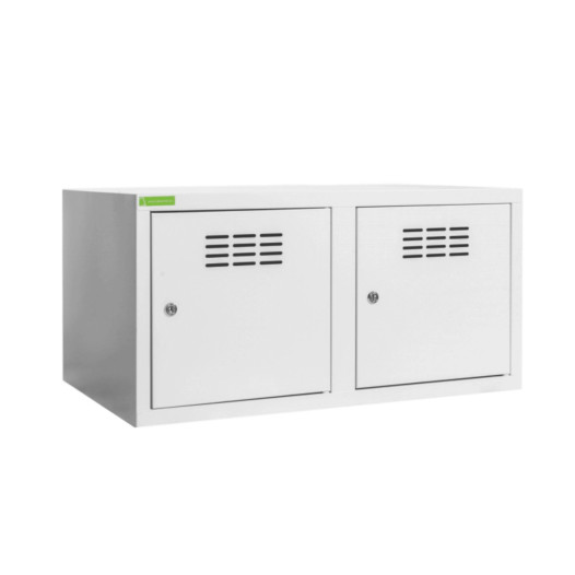 2-dveřová skříň na obuv se šířkou přihrádky 400 mm, SHOEBOX H 2 400