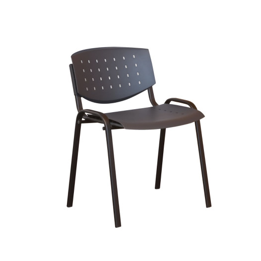 Jídelní židle, antracitová, EATSEAT BA GY