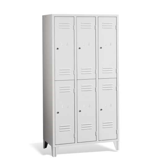 LOCKER CH 3/6 F - 6-dveřová šatní skříň s krátkými dvířky