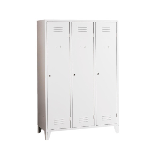 LOCKER CH 3 BWF - 3dveřová šatní skříň s dělicí přepážkou