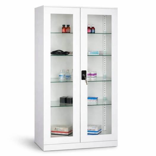 Nemocniční skříňka na léky, HOSPICAB H 1800/800/435 LONG GL