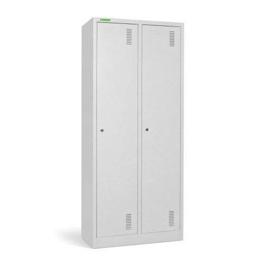 2dveřová šatní skříň s přepážkou, LOCKER CH 2 BW