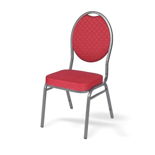 Židle s antracitovým rámem a černým potahem, HALLSEAT MX ROUND AT/RD