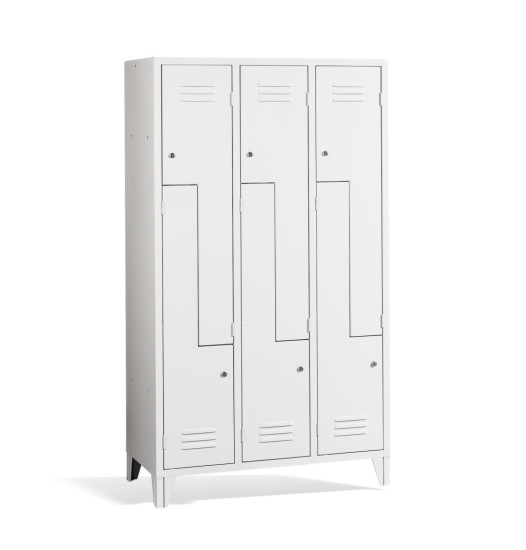 LOCKER CH Z6 F - 6dveřová šatní skříň s dvířky ve tvaru Z