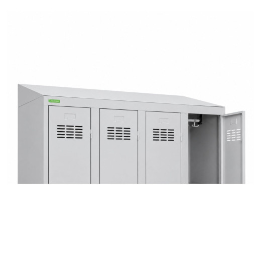 Šikmá stříška ke skříním o šířce 1200 mm, TOP H 1200