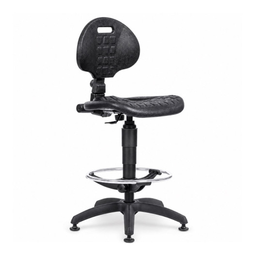 WORKSEAT AN FIX HIGH | Průmyslová židle s extra dlouhým pístem na kluzácích