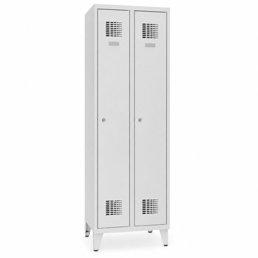 LOCKER M 2 OF | 2dveřová šatní skříň s dlouhými dveřmi na nožičkách