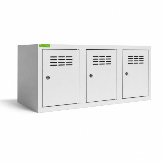 SHOEBOX H 3 | 3-dveřová skříň na obuv s šířkou přihrádky 300 mm