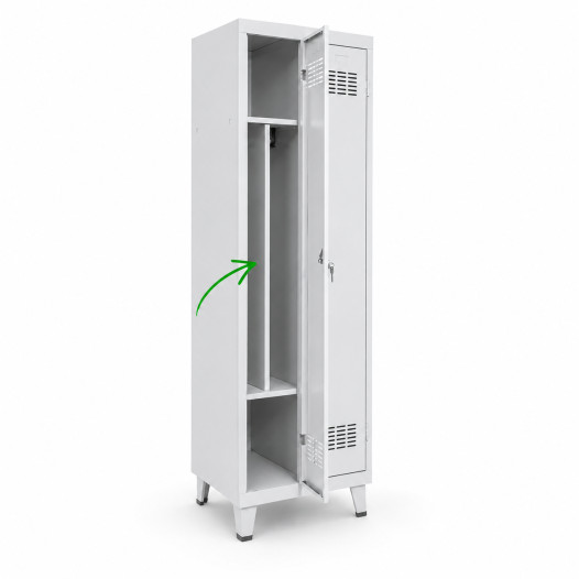 Krátká dělicí příčka do šatní skříně série H, LOCKER DIV H SHORT