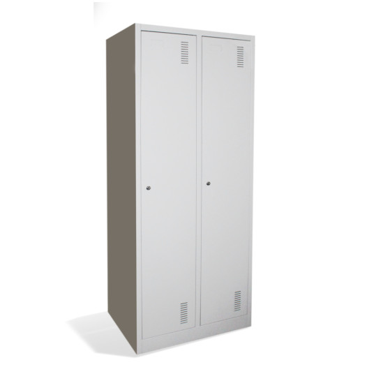 2dveřová šatní skříň s přepážkou, LOCKER CH 2 BW