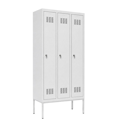 3-dveřová šatní skříň s vysokou podnoží pro lyžaře, LOCKER H 3 SKI FE