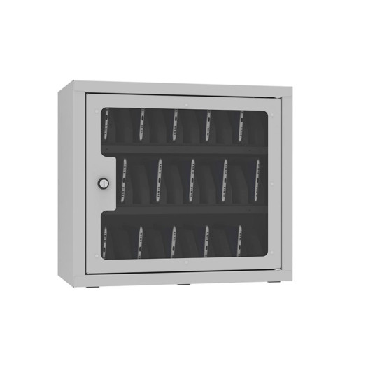 LOCKER M PHONE 1/30 GSS | Skříň na úschovu mobilů se skleněnými dvířky